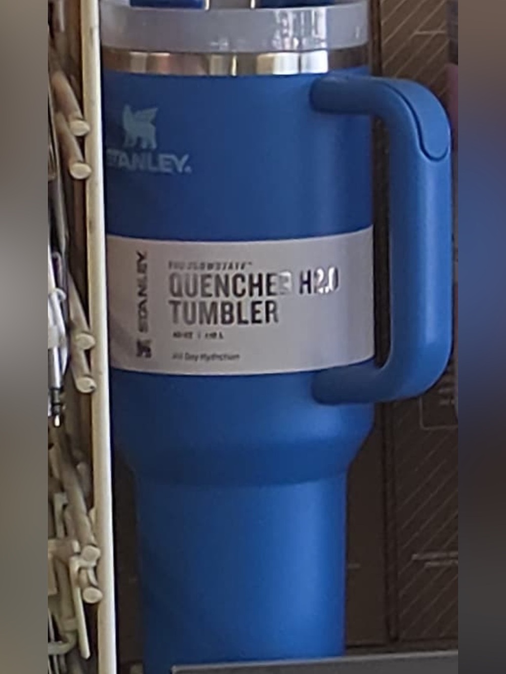 Stanley 40oz rare cup cold flow state tumbler blue viral quencher - Picture 2 of 2
